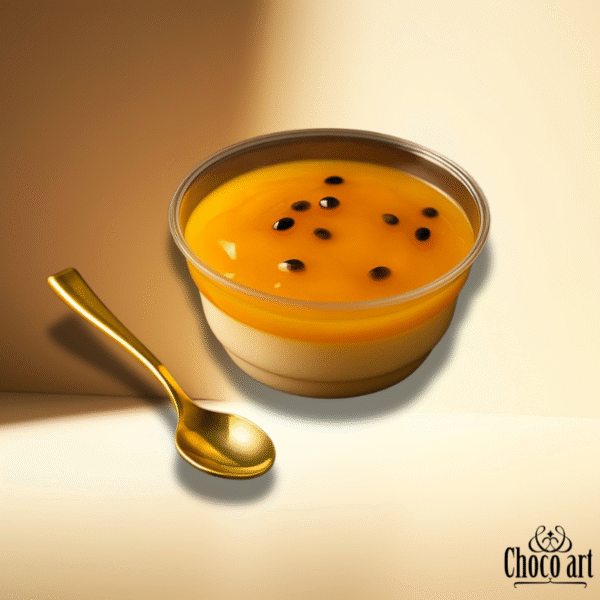 Panna Cotta au Fruit de la Passion – Fraîcheur Tropicale