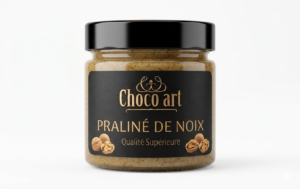 Pot de praliné de noix artisanal Choco Art